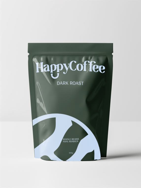 HappyCoffee: Dark roast.