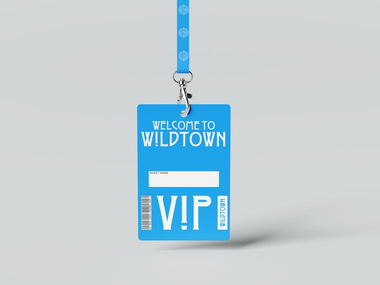 Wildtown: VIP lanyard.